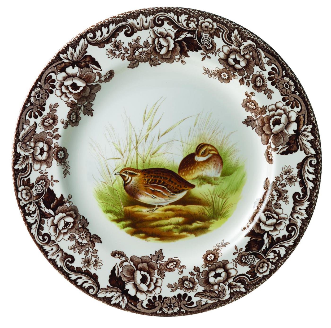 Spode Woodland Salad Plate - Quail
