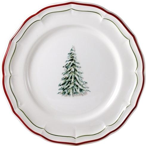 Gien Filet Noel Dinner Plate