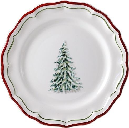 Gien Filet Noel Salad Plate