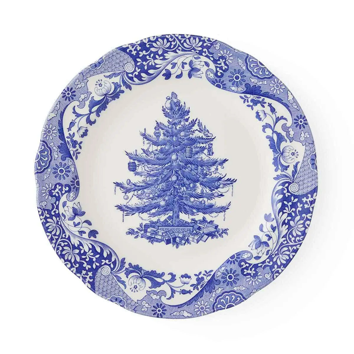 Spode Blue Italian Christmas Tree - Dinner Plate
