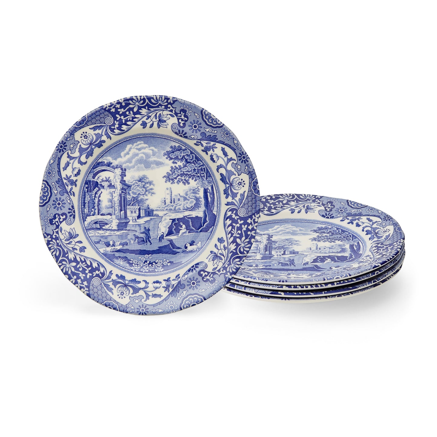 Spode Blue Italian Salad Plates