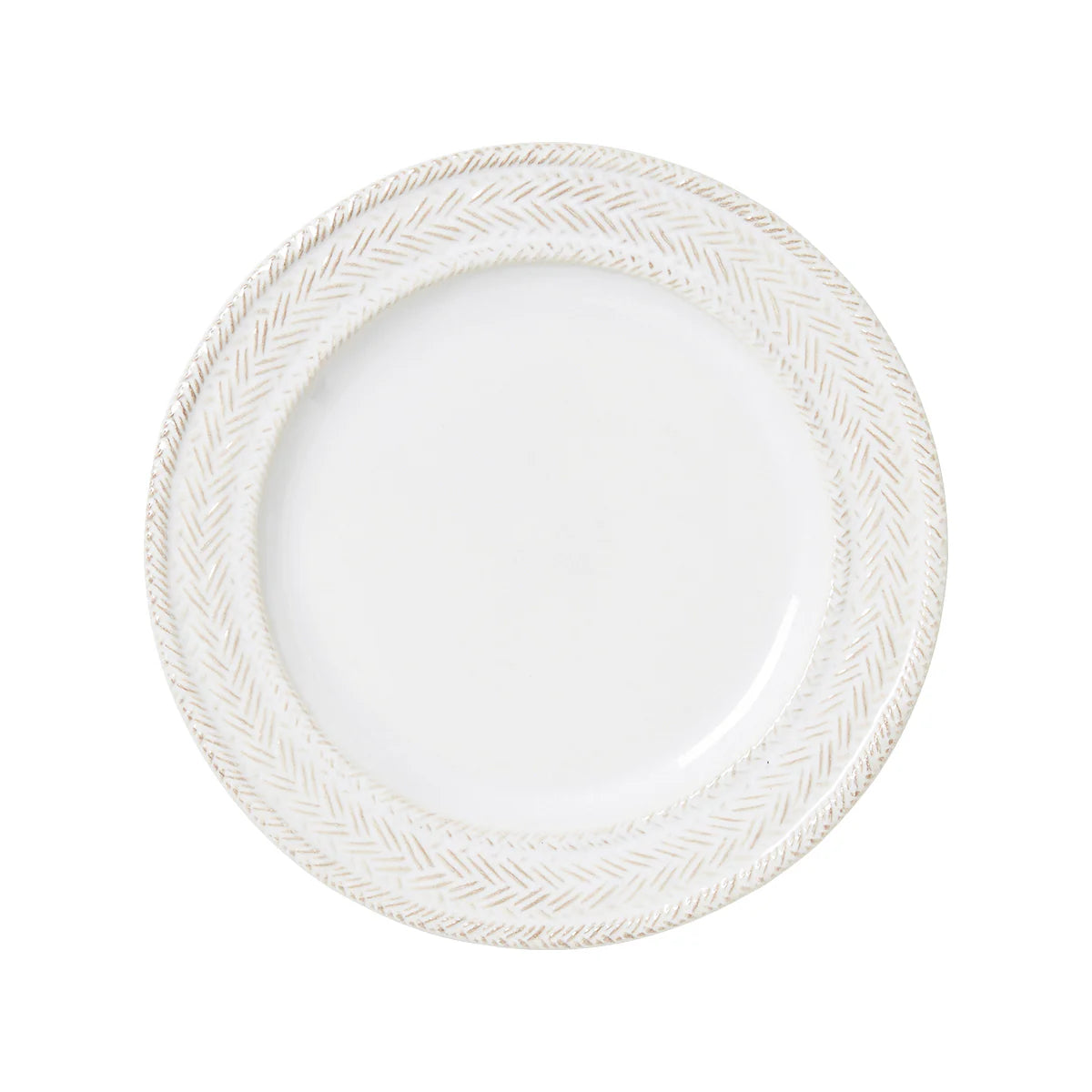 Juliska Le Panier Whitewash - Salad/Dessert Plate