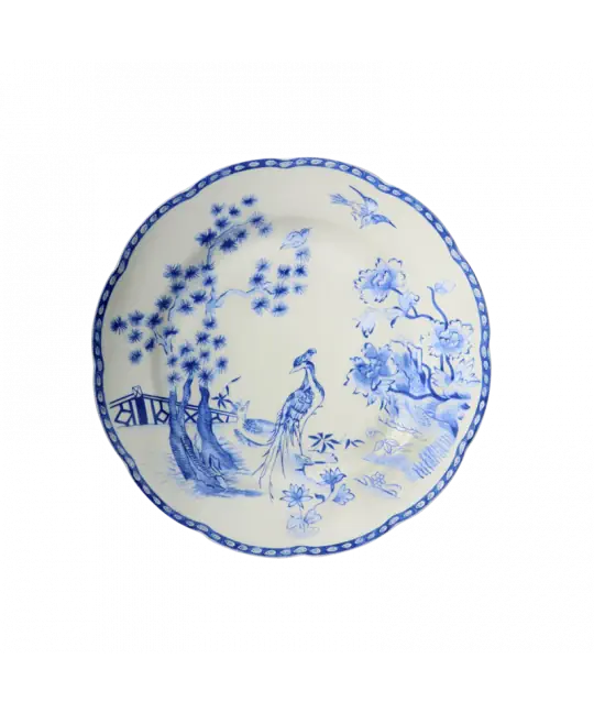 Mottahedeh VIRGINIA BLUE DESSERT PLATE