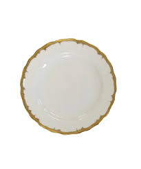 Mottahedeh Chelsea Feather Gold Bread & Butter Plate