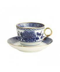 Mottahedeh Imperial Blue Tea Cup and Saucer Set