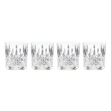 Reed & Barton Hamilton Crystal Double Old Fashioned Glasses - Set of 4
