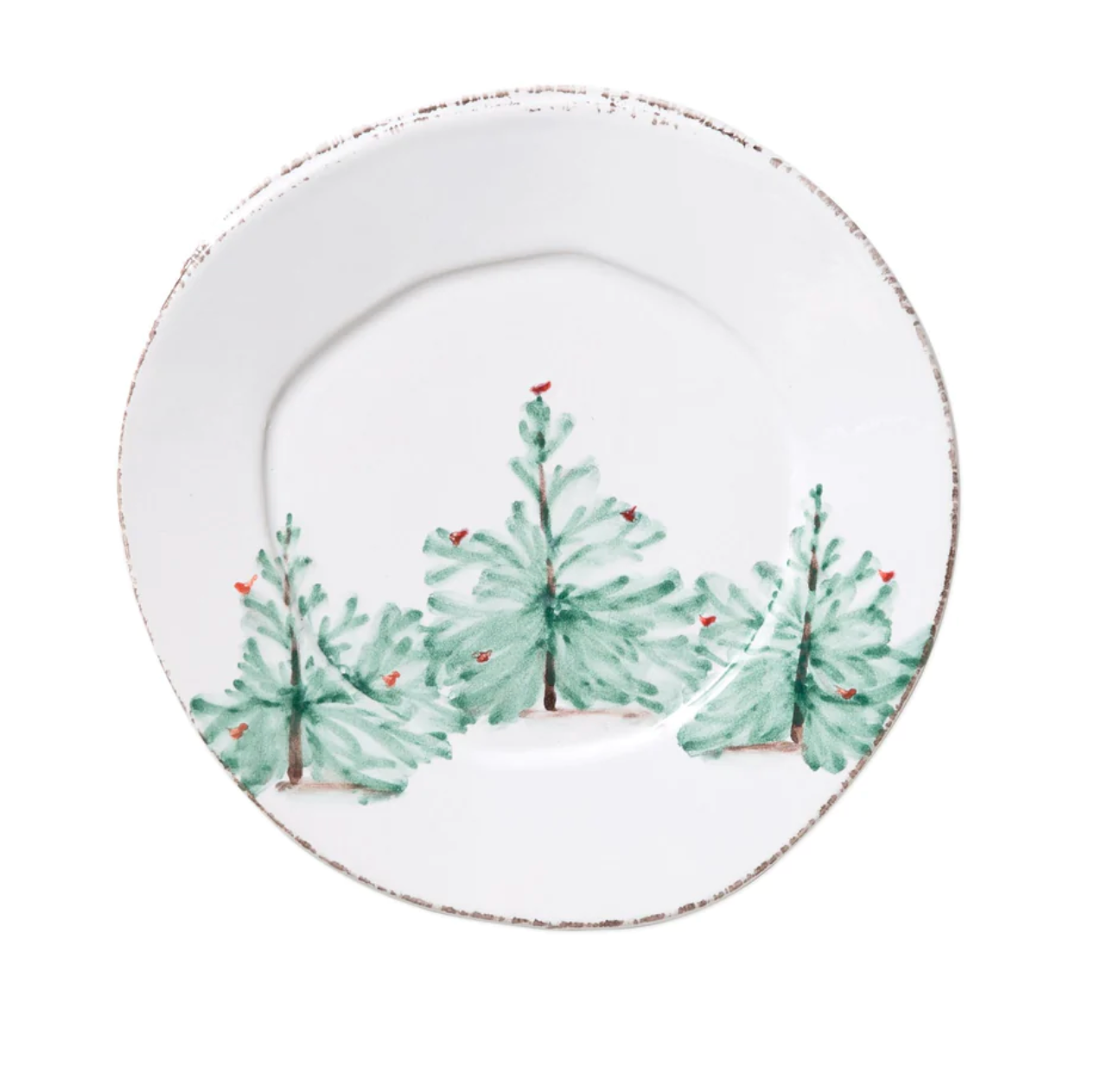 Vietri Lastra Holiday Salad Plate