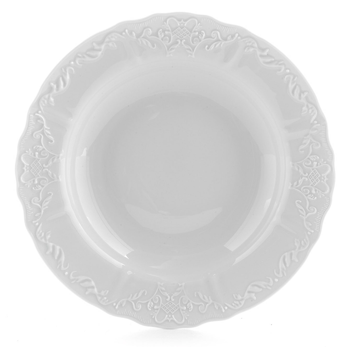 Anna Weatherley Simply Anna White Rim Soup Bowl