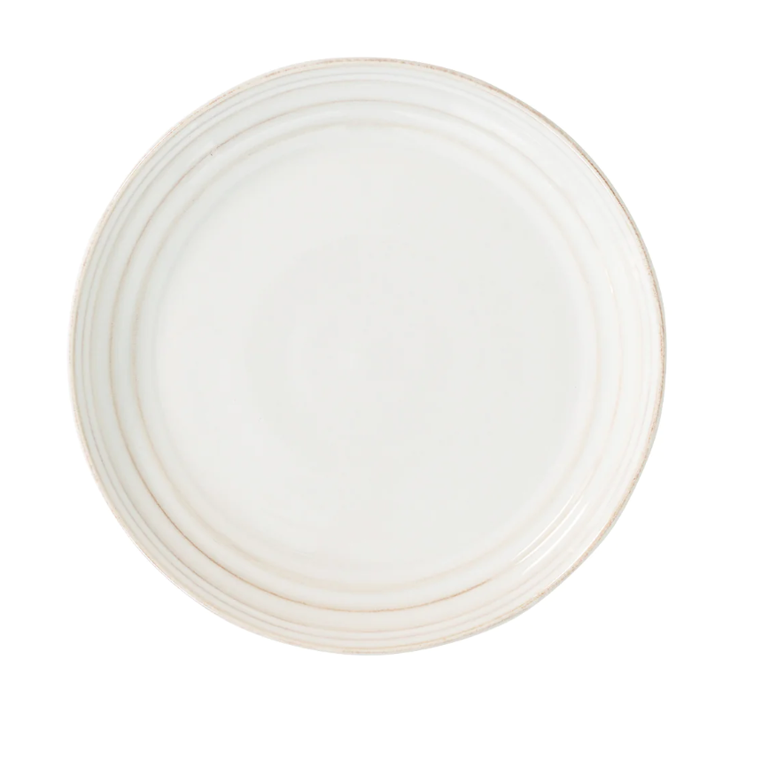 Juliska Bilbao Dessert/Salad Plate - Whitewash