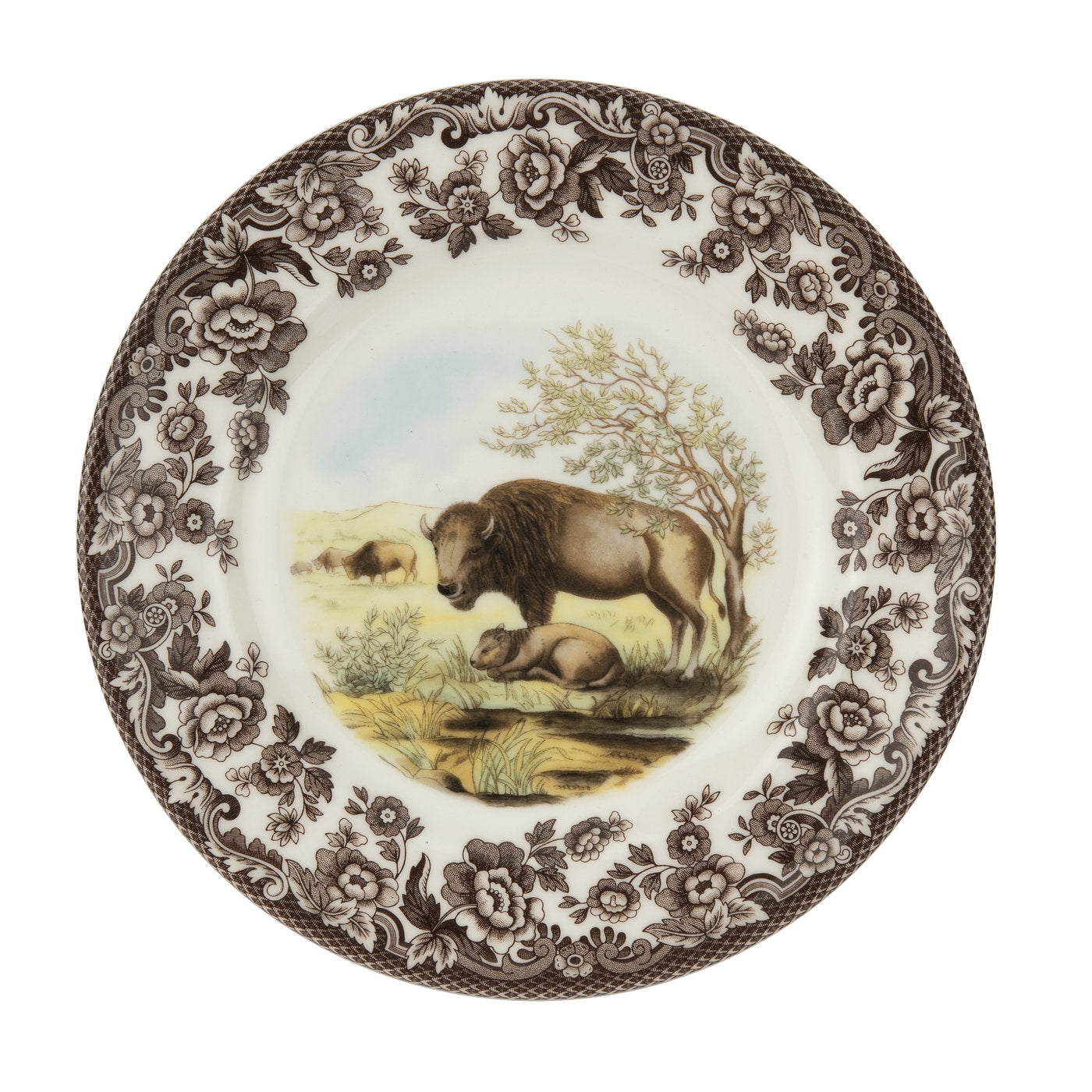 Spode Woodland Salad Plate 8 Inch (Bison)