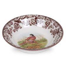 Spode Woodland Ascot Cereal Bowl 8 Inch (Pheasant)