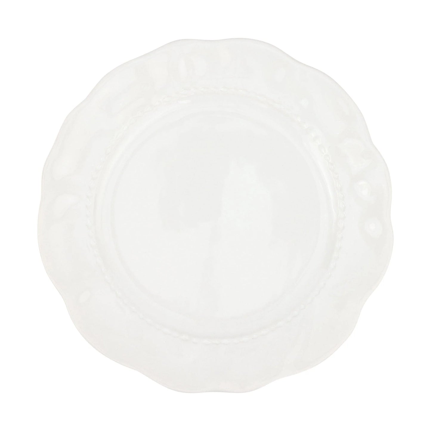 Vietri Giorno White Dinner Plate