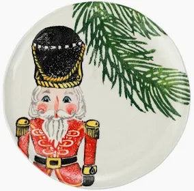 Vietri Nutcracker Salad Plate (Red)