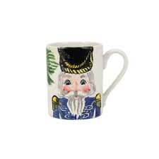 Vietri Nutcracker (Blue) Mug