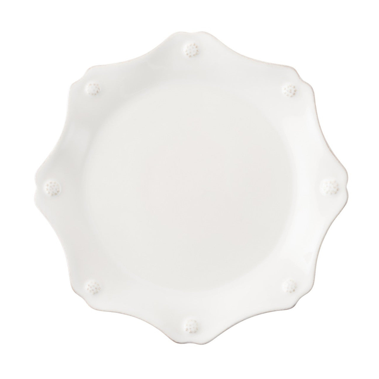 Berry & Thread Whitewash Scalloped Salad Plate