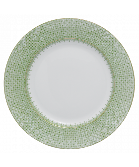 Apple Green Lace Salad Plate