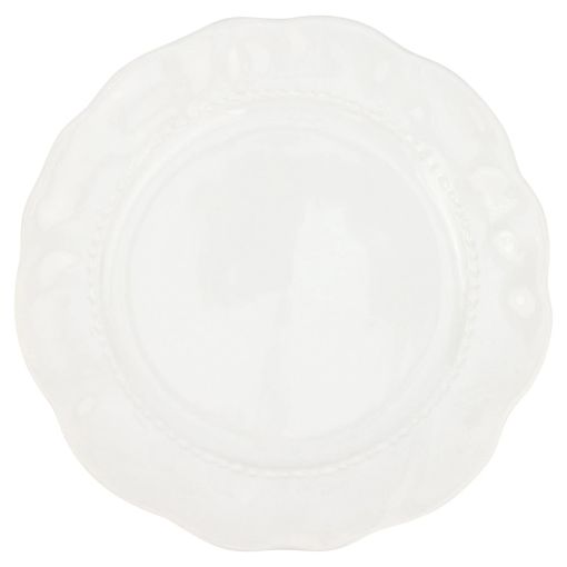 Vietri Giorno White Dinner Plate