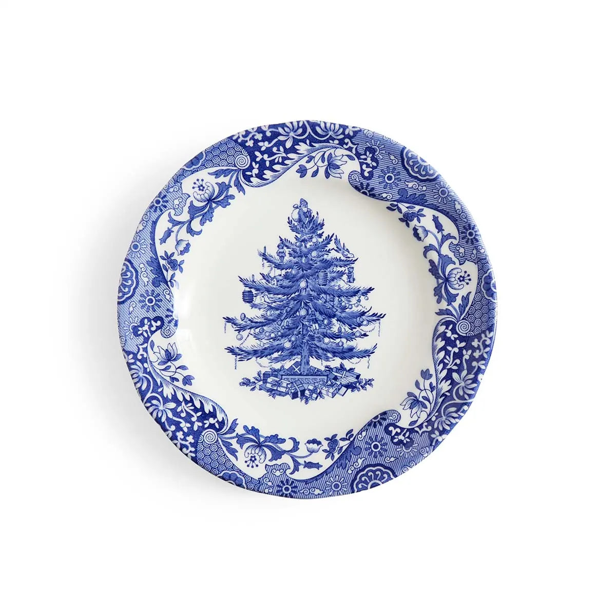 Spode Blue Italian Christmas Tree - Salad Plate
