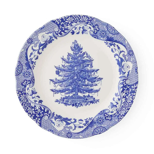 Spode Blue Italian Christmas Tree - Dinner Plate