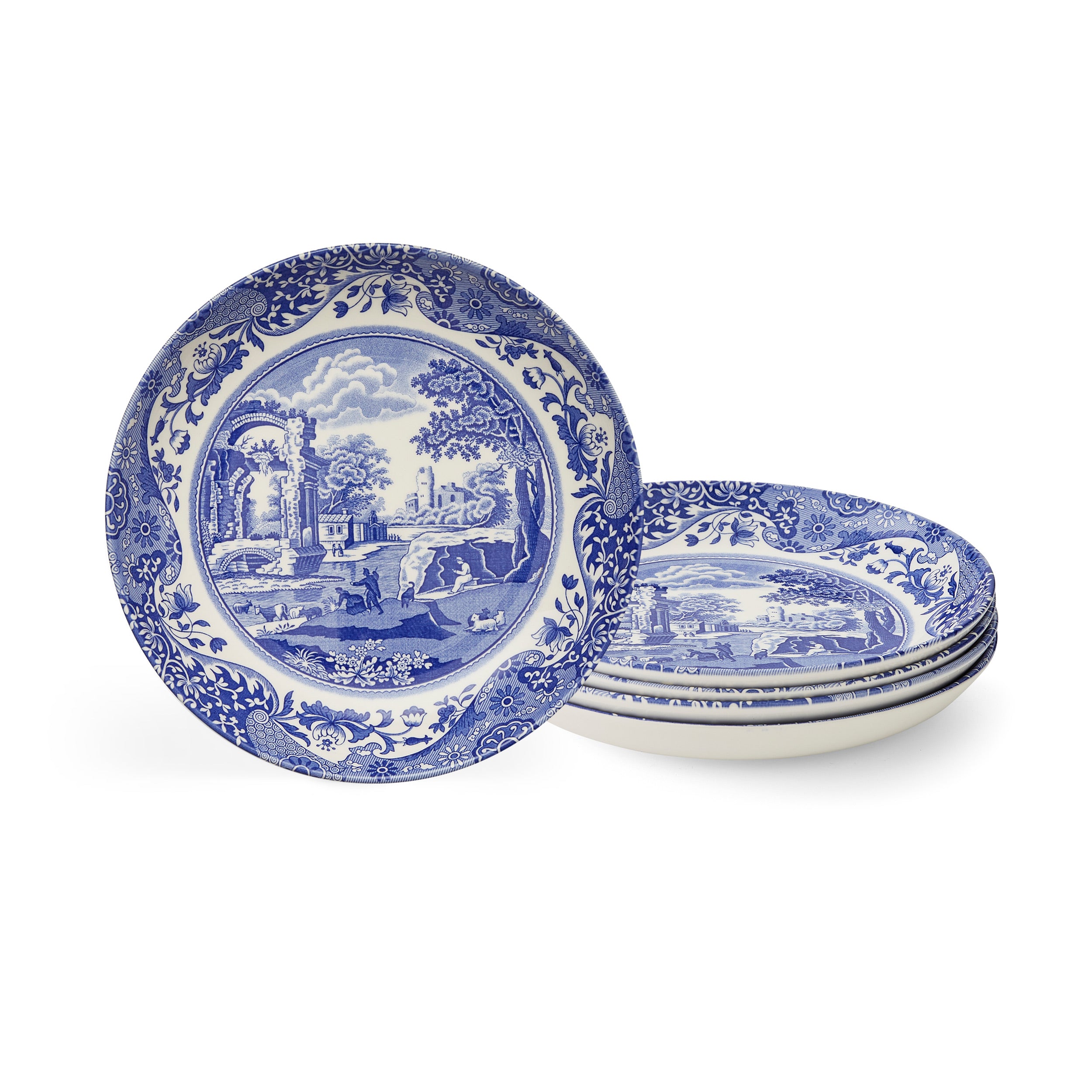 Spode Blue Italian Pasta Bowls – Cranfords