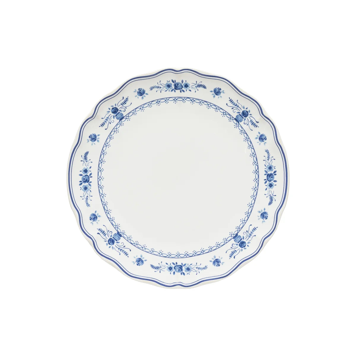 Costa Nova Vila White & Blue - Dinner Plate