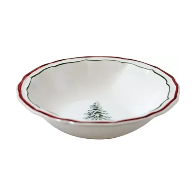 Gien Filet Noel - Cereal Bowl