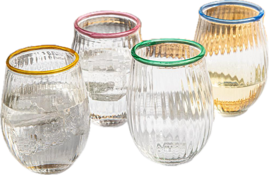 Juliska - Nell Stemless Wine Glass - Assorted