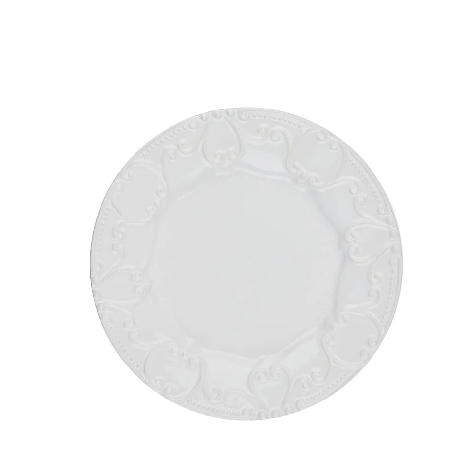 Skyros Isabella Embossed Salad Pure White