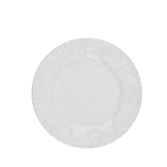 Skyros Isabella Embossed Salad Pure White