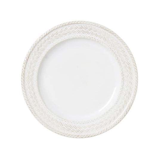 Juliska Le Panier Whitewash - Salad/Dessert Plate