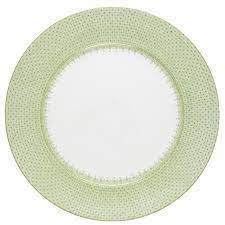 Mottahedeh APPLE GREEN LACE DINNER PLATE