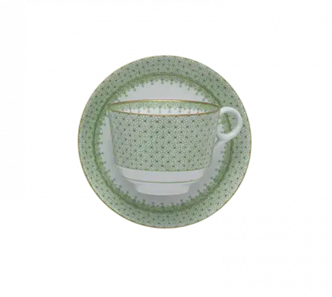 Mottahedeh Apple Lace Cup & Saucer