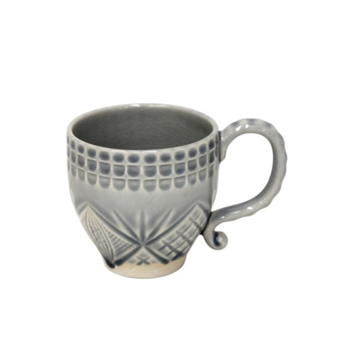 Costa Nova Cristal Gray Mug