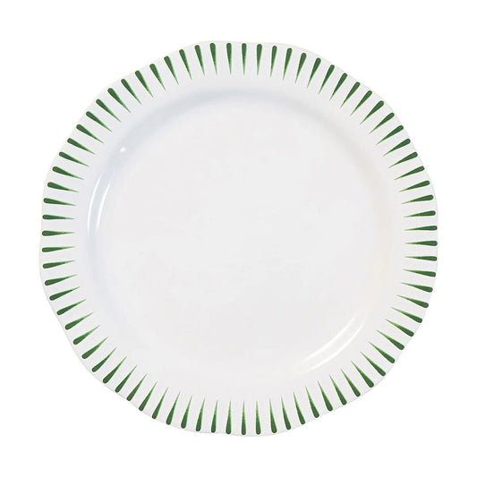 Juliska Sitio Stripe Basil - Dinner Plate