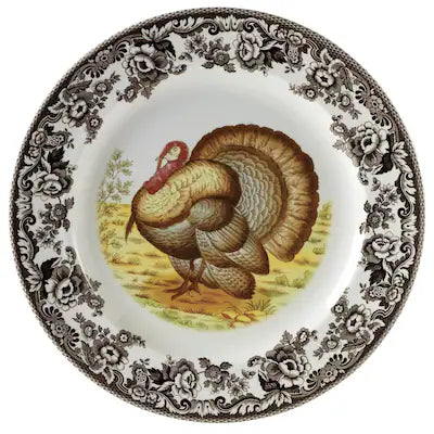 Woodland Salad Plate - Turkey