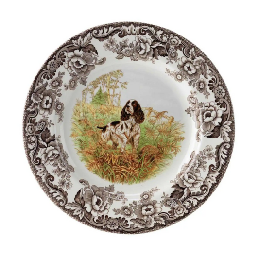 Spode Woodland Spaniel - Salad Plate