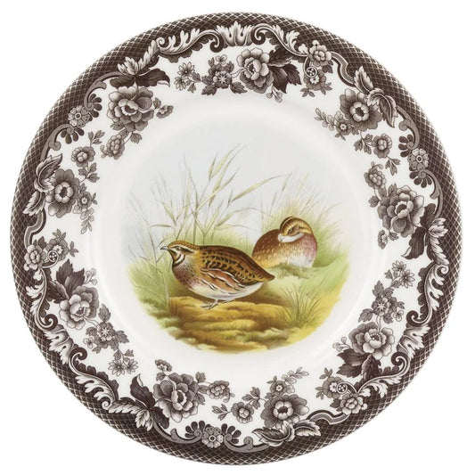 Spode Woodland Luncheon Plate - Quail