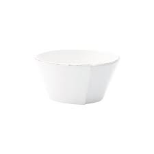 Vietri Lastra Cereal Bowl White