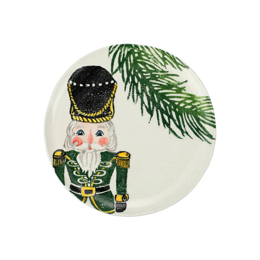 Vietri Nutcracker Assorted Colors - Salad Plate