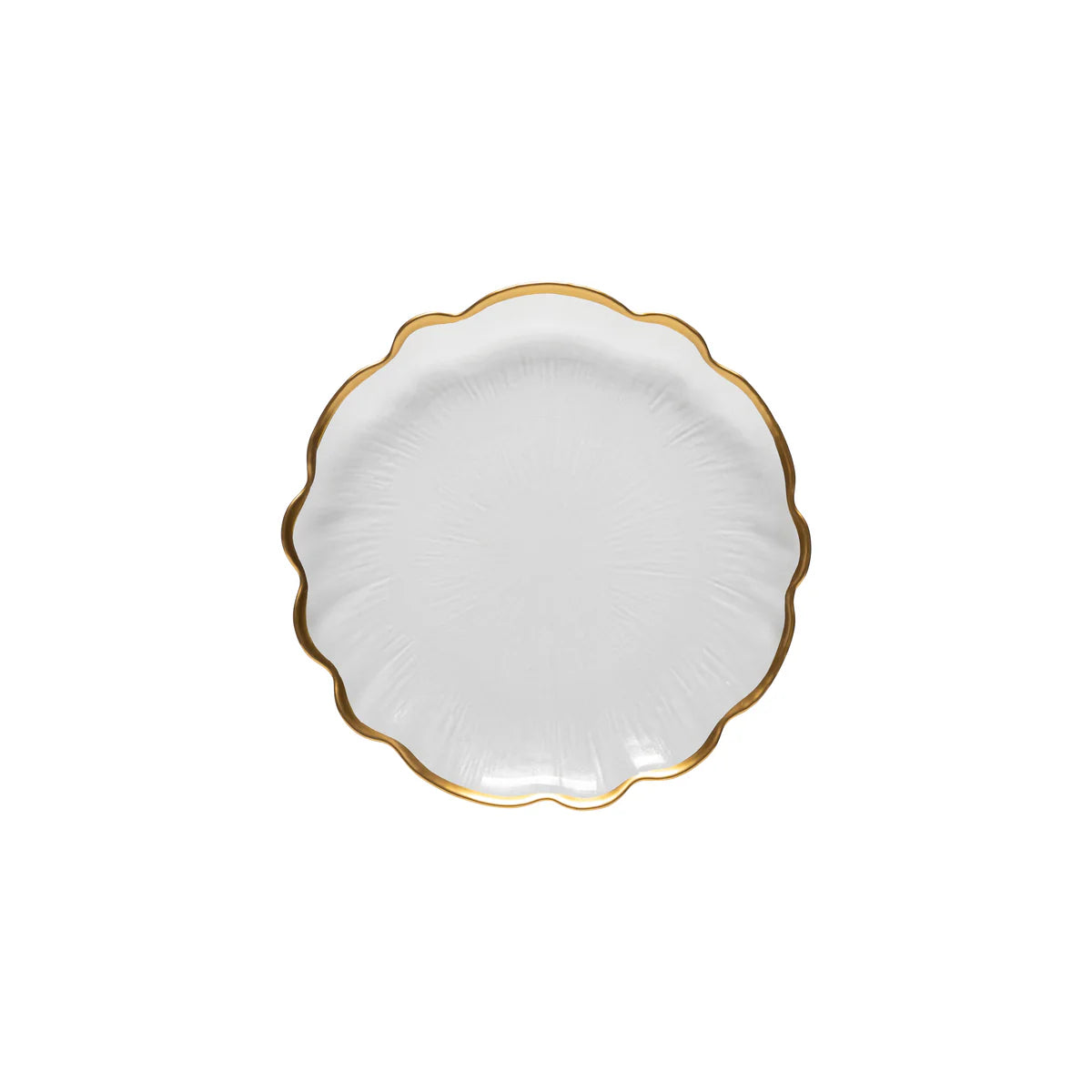 Costa Nova Francesca Glass Rimmed Salad Plate