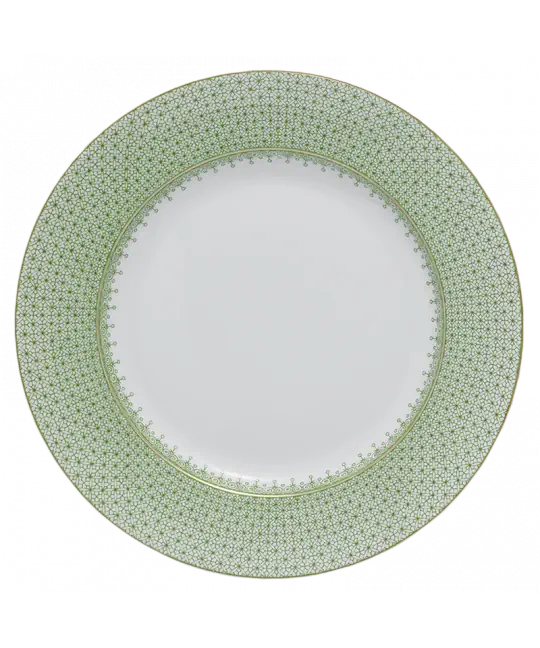 Apple Green Lace Dinner Plate