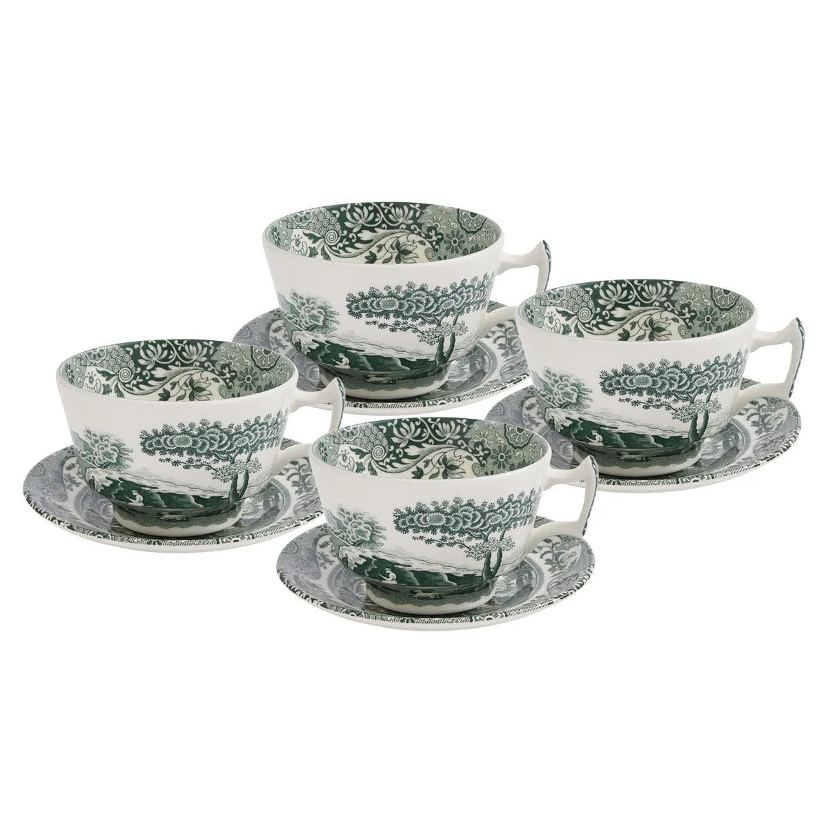 Spode Heritage Green Italian - Breakfast Cup & Saucer
